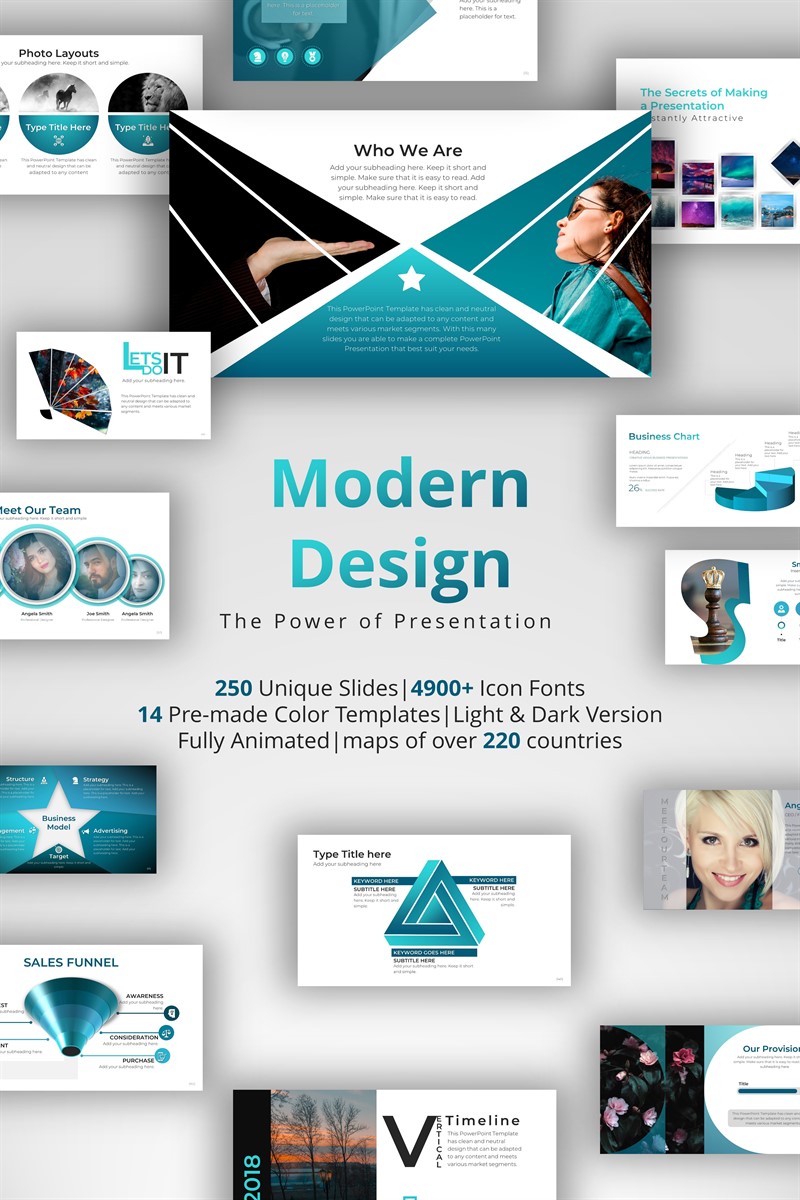 modern design powerpoint template 71145 design of powerpoint presentation